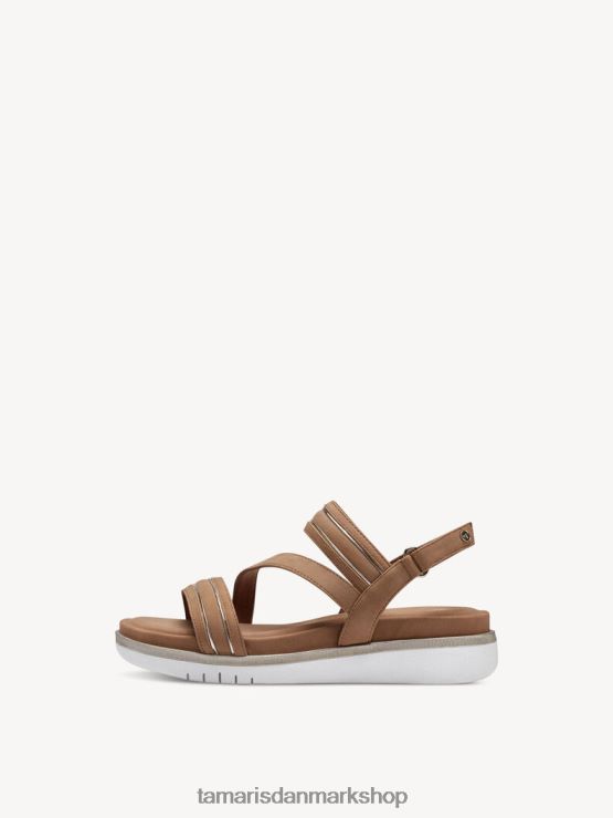 Tamaris Kvinder sandal med hæl - brun/kamel XVXV8T662 sko