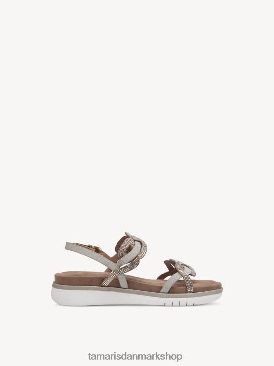 Tamaris Kvinder sandal med hæl - brun/mandel kam XVXV8T503 sko