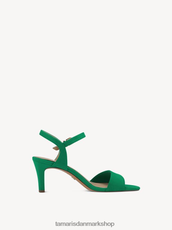 Tamaris Kvinder sandal med hæl - grøn XVXV8T1368 sko