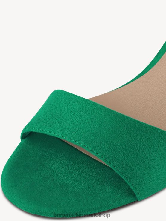 Tamaris Kvinder sandal med hæl - grøn XVXV8T1368 sko