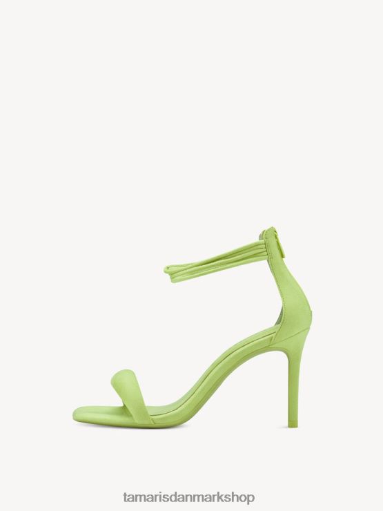 Tamaris Kvinder sandal med hæl - grøn/lime XVXV8T492 sko