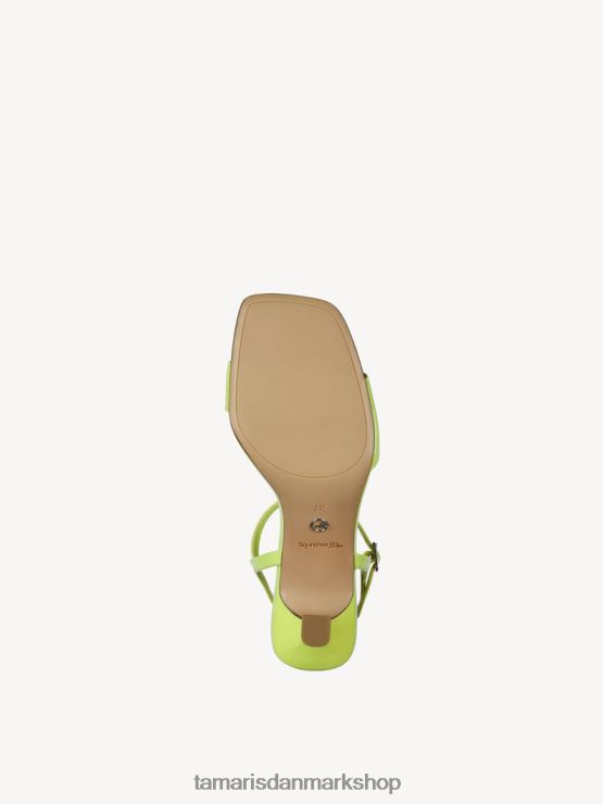 Tamaris Kvinder sandal med hæl - grøn/lime patent XVXV8T372 sko
