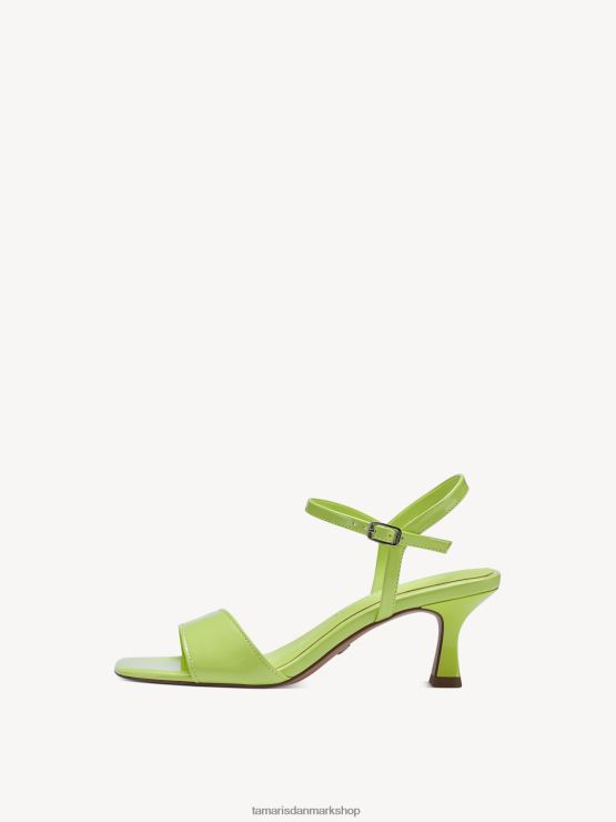 Tamaris Kvinder sandal med hæl - grøn/lime patent XVXV8T372 sko