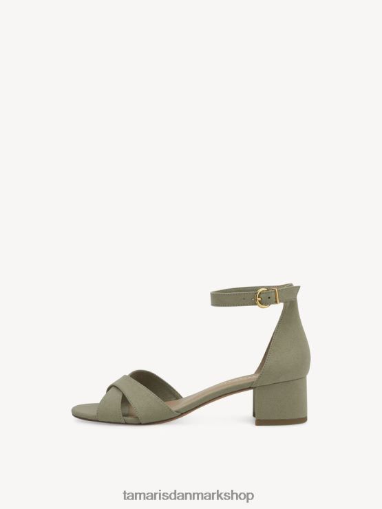 Tamaris Kvinder sandal med hæl - grøn/pistacchio XVXV8T1426 sko