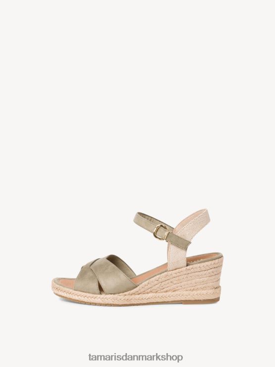 Tamaris Kvinder sandal med hæl - grøn/pistacchio XVXV8T1465 sko