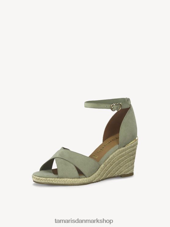 Tamaris Kvinder sandal med hæl - grøn/pistacchio uni XVXV8T1761 sko
