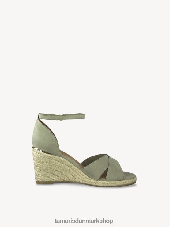 Tamaris Kvinder sandal med hæl - grøn/pistacchio uni XVXV8T1761 sko