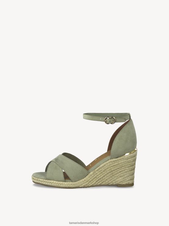 Tamaris Kvinder sandal med hæl - grøn/pistacchio uni XVXV8T1761 sko