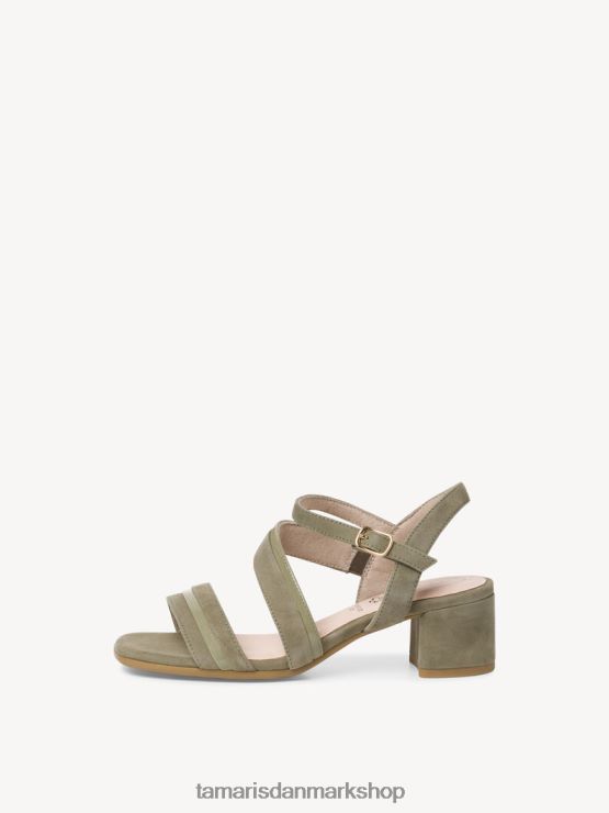 Tamaris Kvinder sandal med hæl - grøn/salvie XVXV8T1512 sko