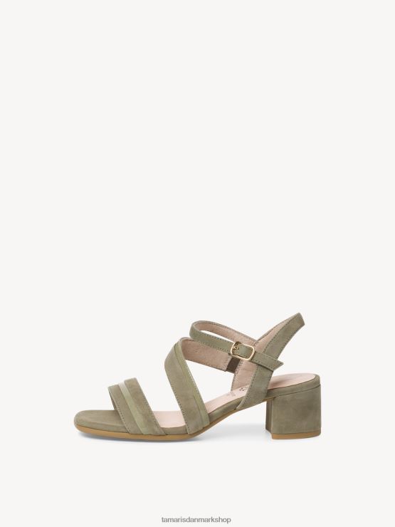 Tamaris Kvinder sandal med hæl - grøn/salvie XVXV8T1512 sko