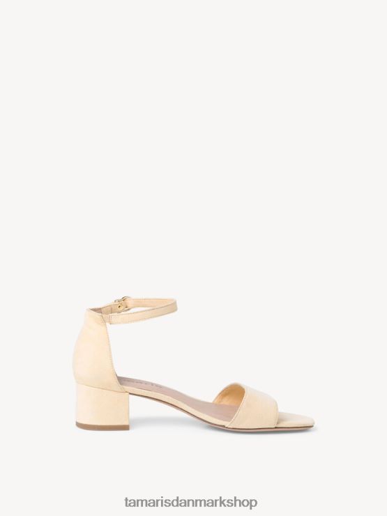 Tamaris Kvinder sandal med hæl - gul/blød citron XVXV8T2135 sko