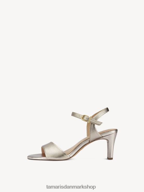 Tamaris Kvinder sandal med hæl - guld/lys guld XVXV8T940 sko