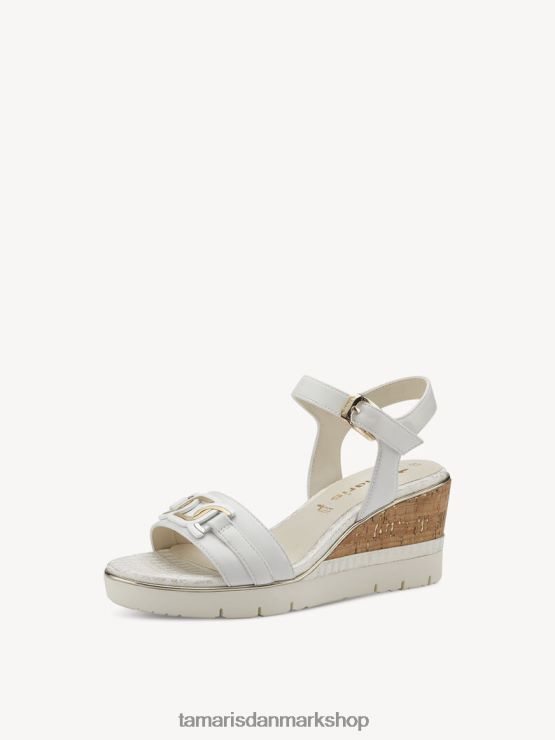 Tamaris Kvinder sandal med hæl - hvid XVXV8T1527 sko