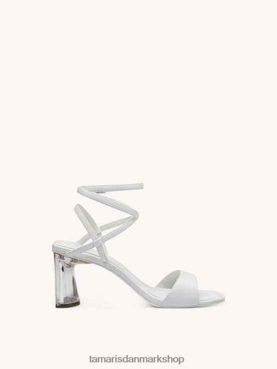 Tamaris Kvinder sandal med hæl - hvid XVXV8T1748 sko