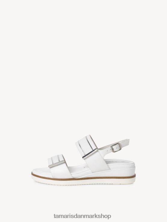 Tamaris Kvinder sandal med hæl - hvid XVXV8T306 sko
