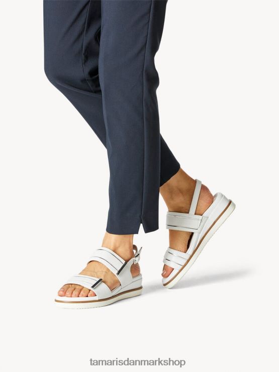 Tamaris Kvinder sandal med hæl - hvid XVXV8T306 sko