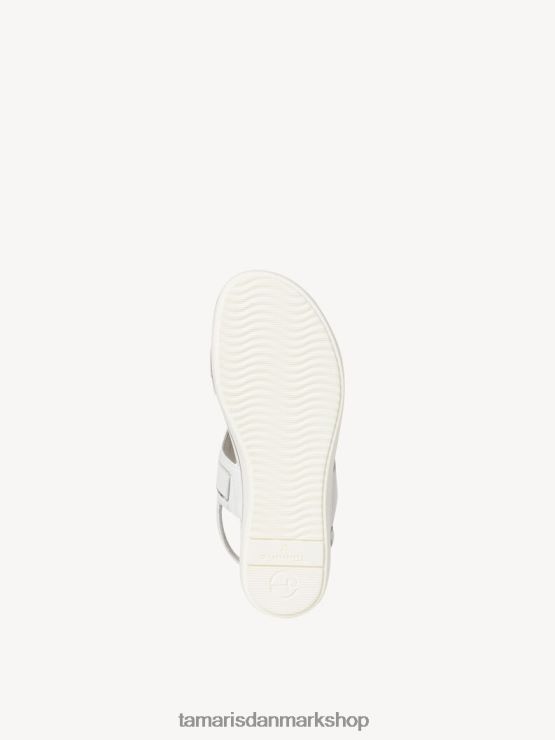 Tamaris Kvinder sandal med hæl - hvid XVXV8T306 sko