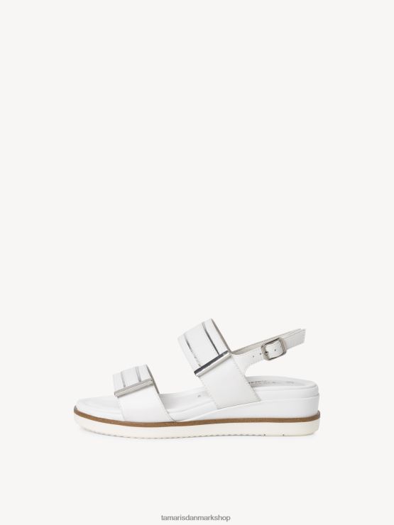 Tamaris Kvinder sandal med hæl - hvid XVXV8T306 sko