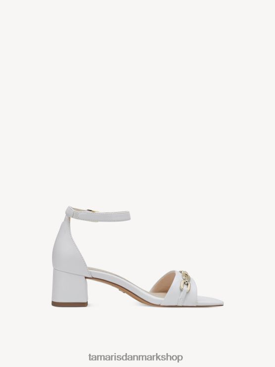 Tamaris Kvinder sandal med hæl - hvid XVXV8T953 sko
