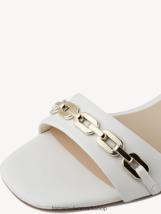 Tamaris Kvinder sandal med hæl - hvid XVXV8T953 sko