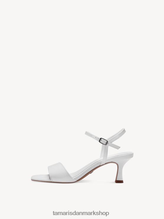 Tamaris Kvinder sandal med hæl - hvid/hvid patent XVXV8T381 sko