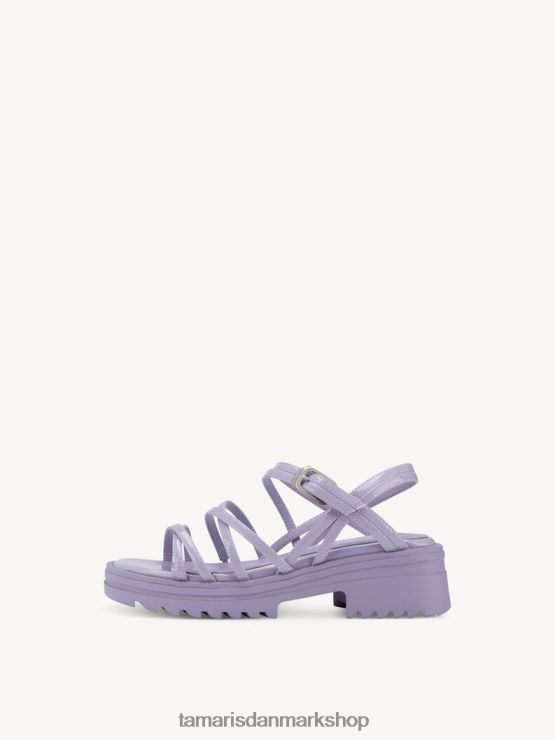 Tamaris Kvinder sandal med hæl - lilla/lavendel XVXV8T1019 sko
