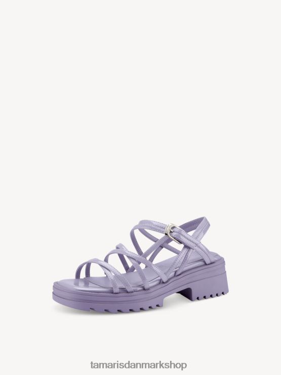 Tamaris Kvinder sandal med hæl - lilla/lavendel XVXV8T1019 sko