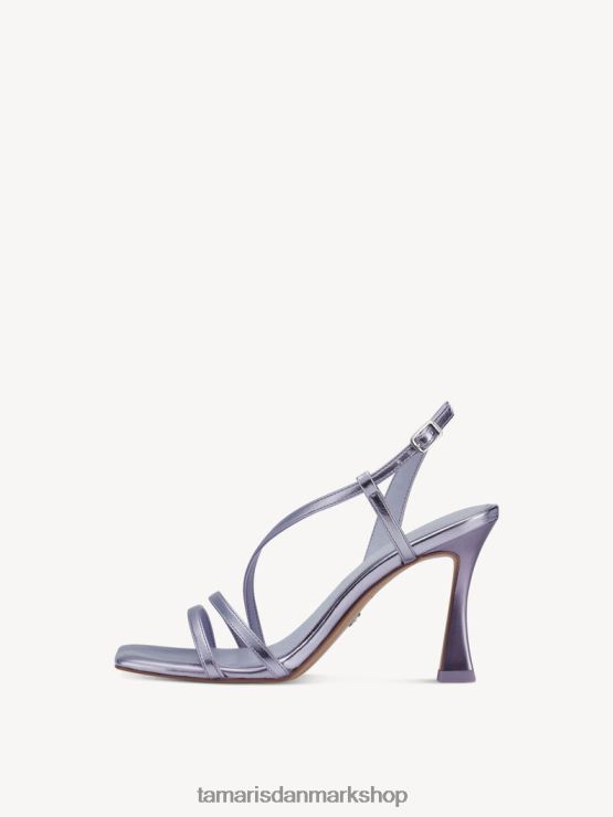 Tamaris Kvinder sandal med hæl - lilla/lavendel met. XVXV8T1127 sko