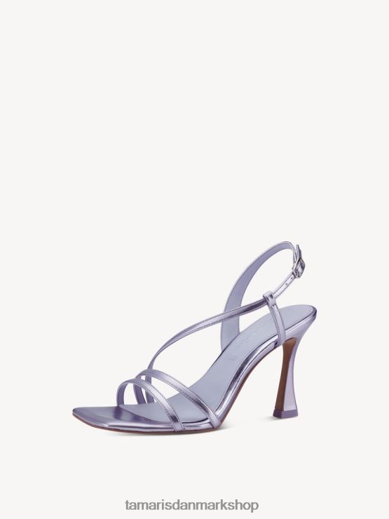 Tamaris Kvinder sandal med hæl - lilla/lavendel met. XVXV8T1127 sko