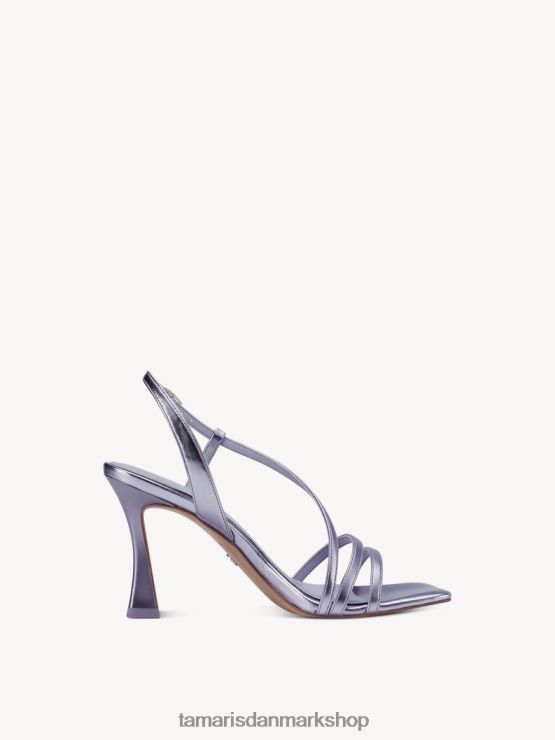 Tamaris Kvinder sandal med hæl - lilla/lavendel met. XVXV8T1127 sko