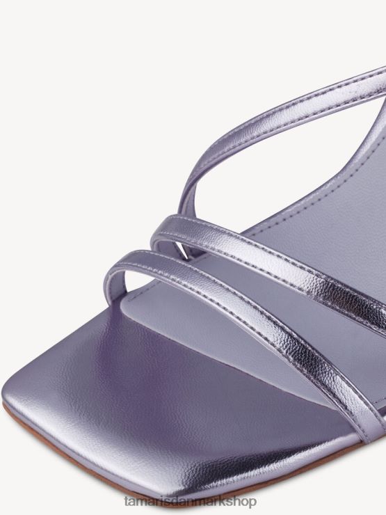 Tamaris Kvinder sandal med hæl - lilla/lavendel met. XVXV8T1127 sko