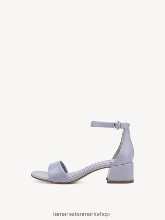 Tamaris Kvinder sandal med hæl - lilla/lavendel pat. XVXV8T363 sko