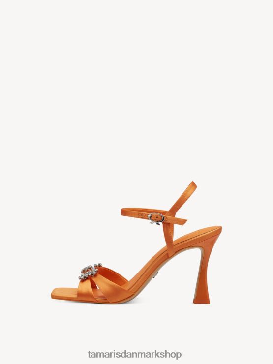 Tamaris Kvinder sandal med hæl - orange XVXV8T21 sko