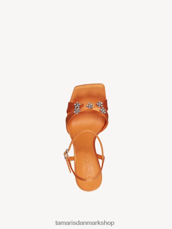 Tamaris Kvinder sandal med hæl - orange XVXV8T21 sko