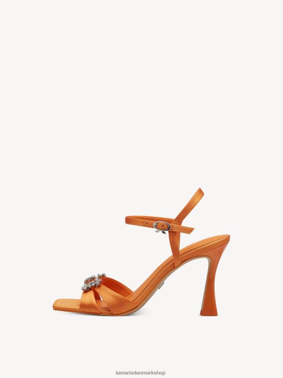 Tamaris Kvinder sandal med hæl - orange XVXV8T21 sko