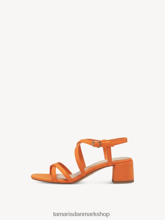 Tamaris Kvinder sandal med hæl - orange XVXV8T2293 sko
