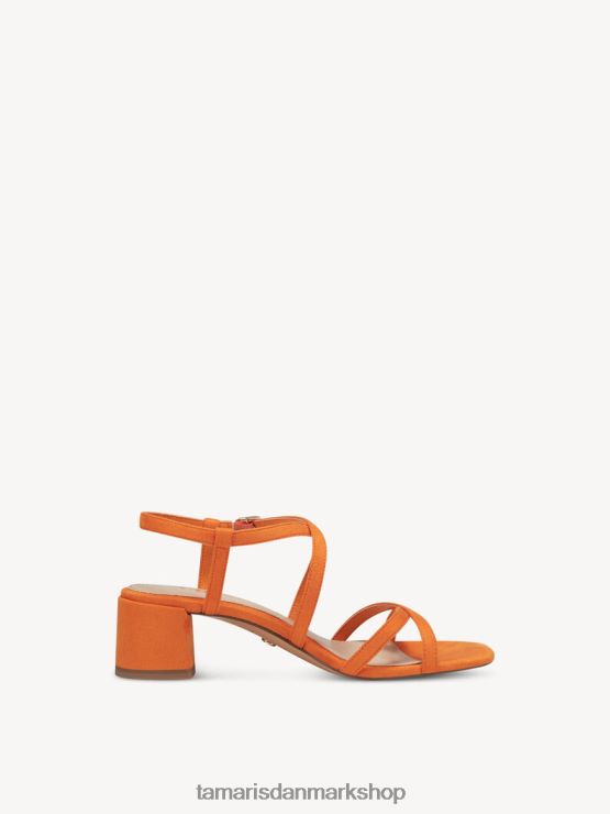 Tamaris Kvinder sandal med hæl - orange XVXV8T2293 sko