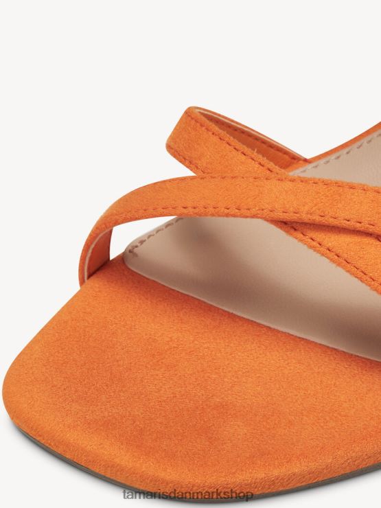 Tamaris Kvinder sandal med hæl - orange XVXV8T2293 sko