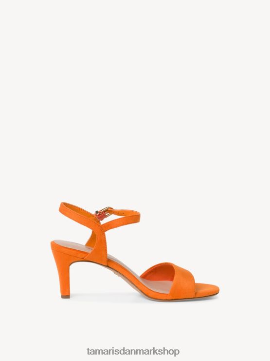 Tamaris Kvinder sandal med hæl - orange XVXV8T389 sko
