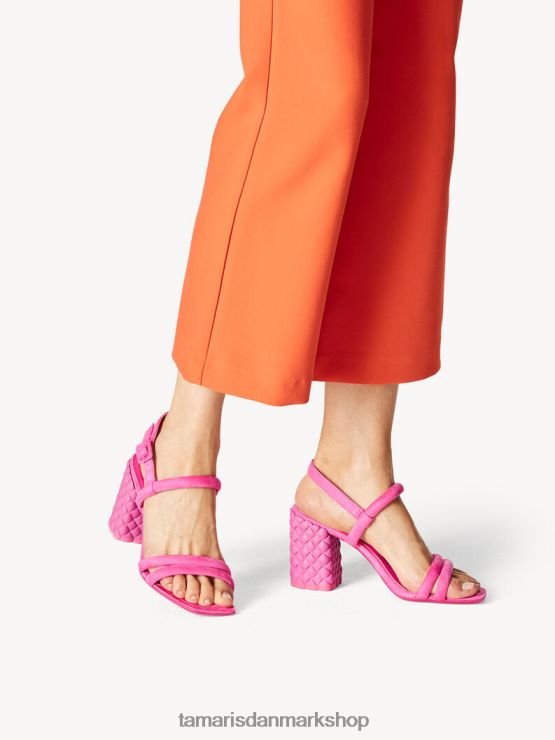 Tamaris Kvinder sandal med hæl - pink XVXV8T2094 sko