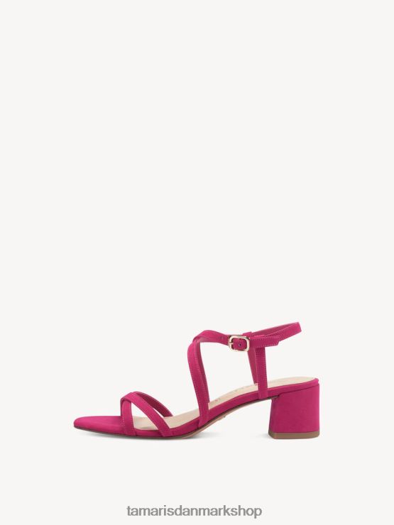 Tamaris Kvinder sandal med hæl - pink/fuxia XVXV8T2277 sko