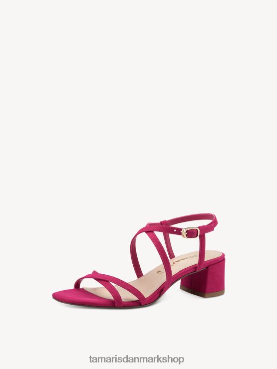 Tamaris Kvinder sandal med hæl - pink/fuxia XVXV8T2277 sko