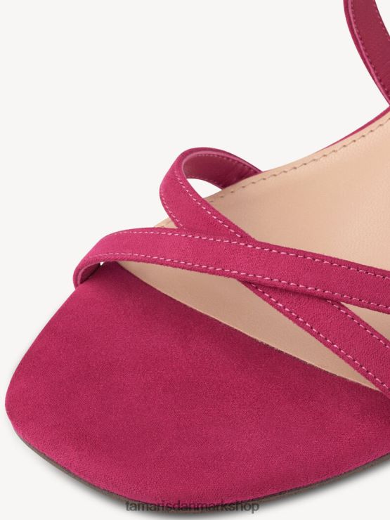 Tamaris Kvinder sandal med hæl - pink/fuxia XVXV8T2277 sko