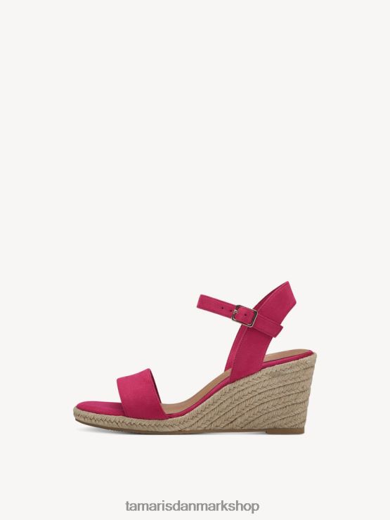 Tamaris Kvinder sandal med hæl - pink/fuxia XVXV8T734 sko
