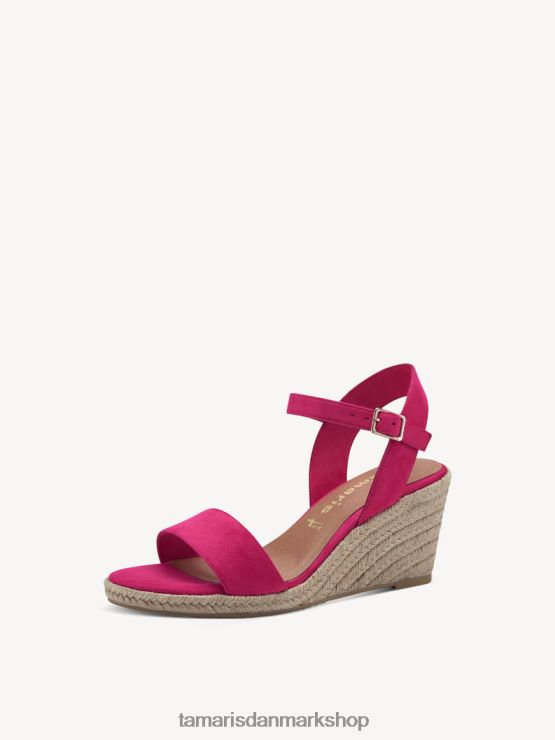 Tamaris Kvinder sandal med hæl - pink/fuxia XVXV8T734 sko