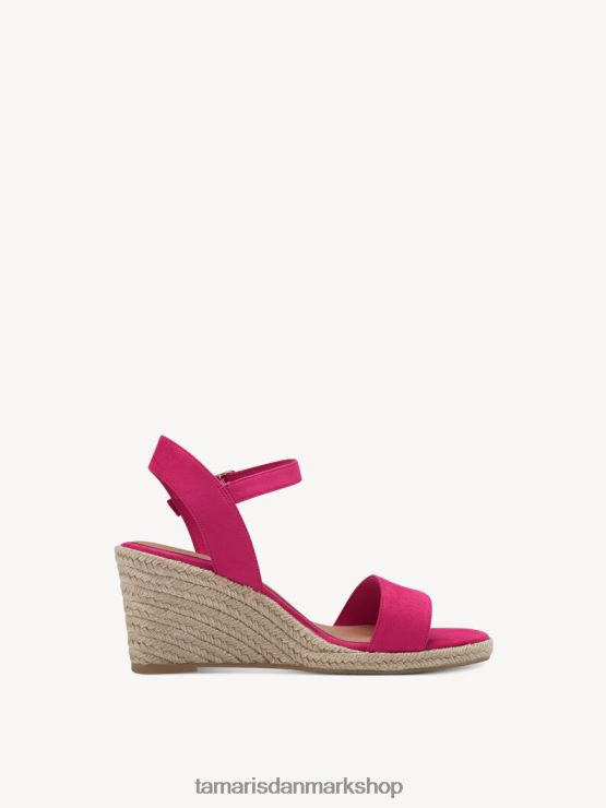 Tamaris Kvinder sandal med hæl - pink/fuxia XVXV8T734 sko