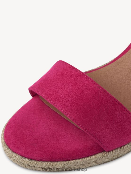 Tamaris Kvinder sandal med hæl - pink/fuxia XVXV8T734 sko