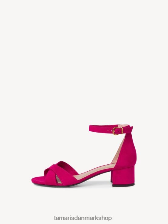 Tamaris Kvinder sandal med hæl - pink/fuxia XVXV8T985 sko