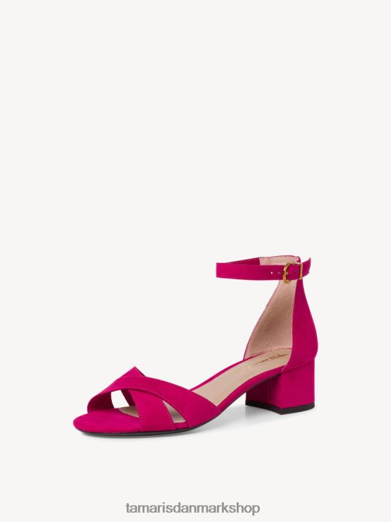Tamaris Kvinder sandal med hæl - pink/fuxia XVXV8T985 sko