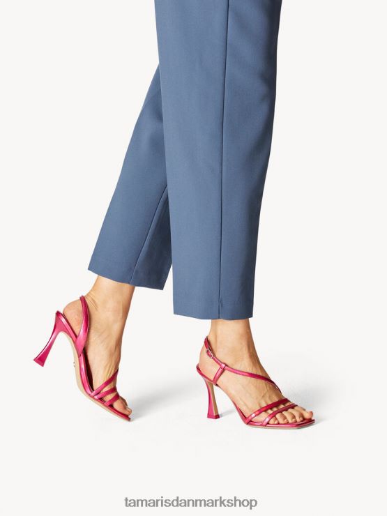 Tamaris Kvinder sandal med hæl - pink/fuxia metallic XVXV8T1142 sko